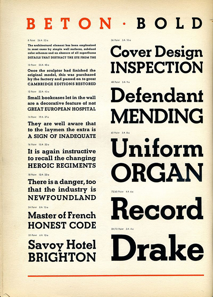 Slab serif