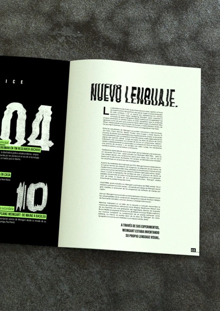 Tipografía en publicaciones periódicas