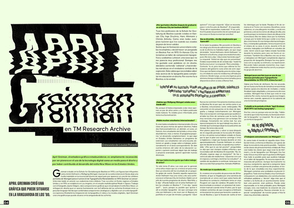Tipografía en publicaciones periódicas