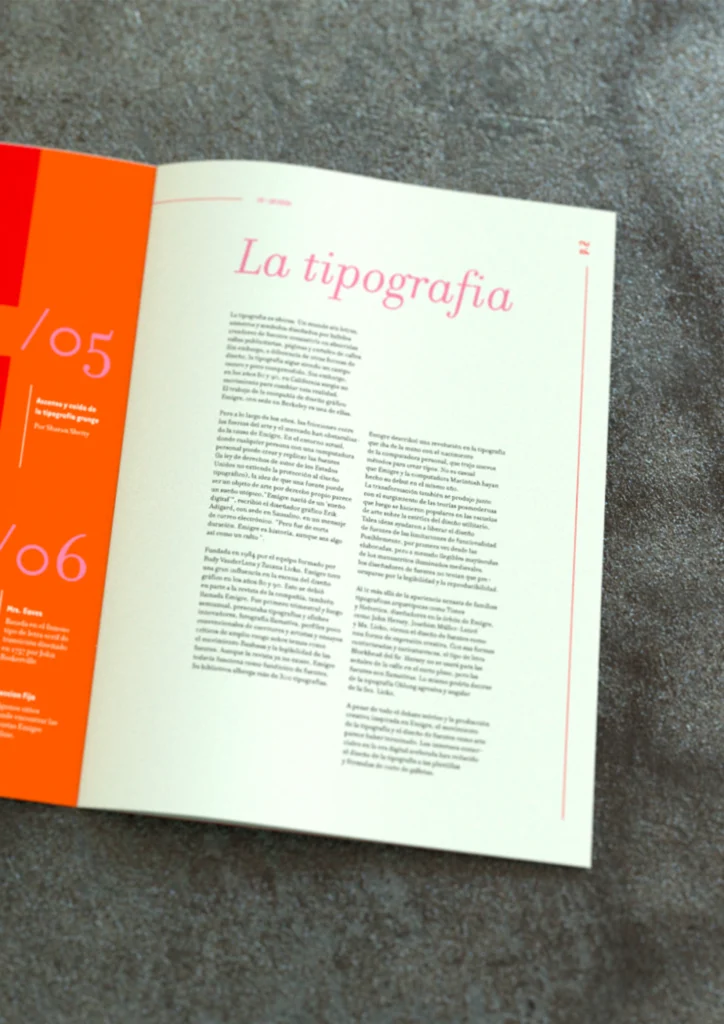 Tipografía en publicaciones periódicas